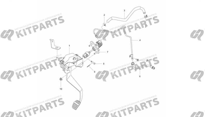 Педаль сцепления Lifan Cebrium