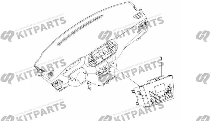 Панель управления кондиционером Lifan X70