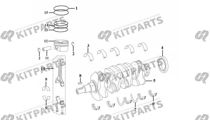 Вал коленчатый Lifan X70