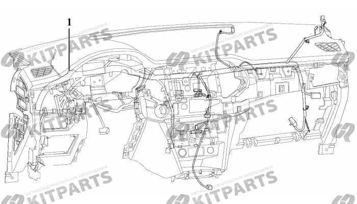 Жгут проводов панели приборов Lifan X70