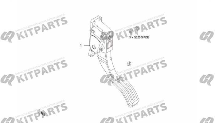 Педаль акселератора Haval H9