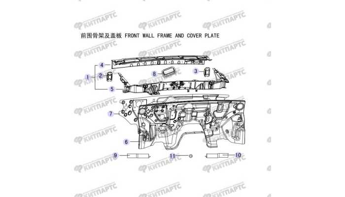 Панель моторного отсека Great Wall Hover