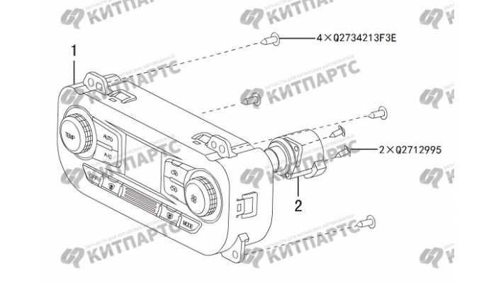 Блок управления климат-контролем Great Wall DW Hower H3