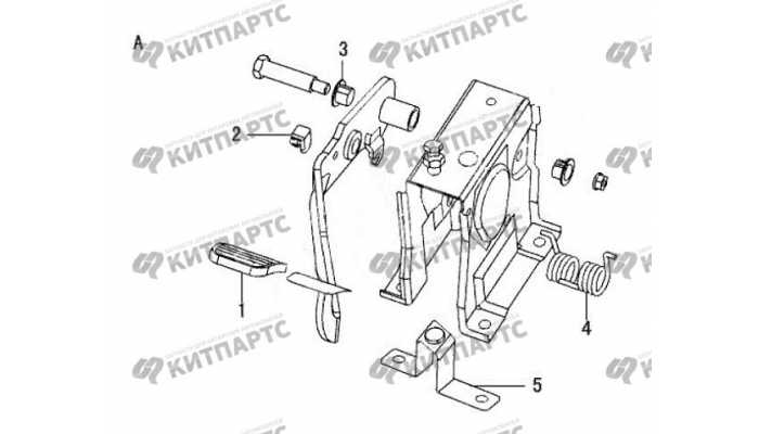Педаль сцепления Great Wall Wingle