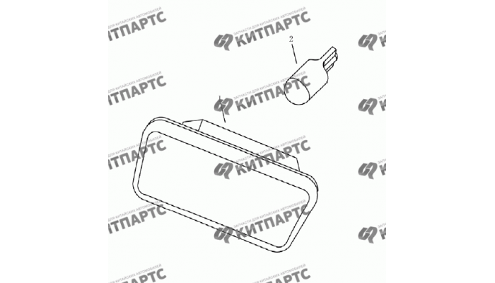 Лампа багажника (хетчбэк) Geely Emgrand (EC7)