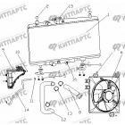 Радиатор охлаждения (МКПП / радиатор сзади)